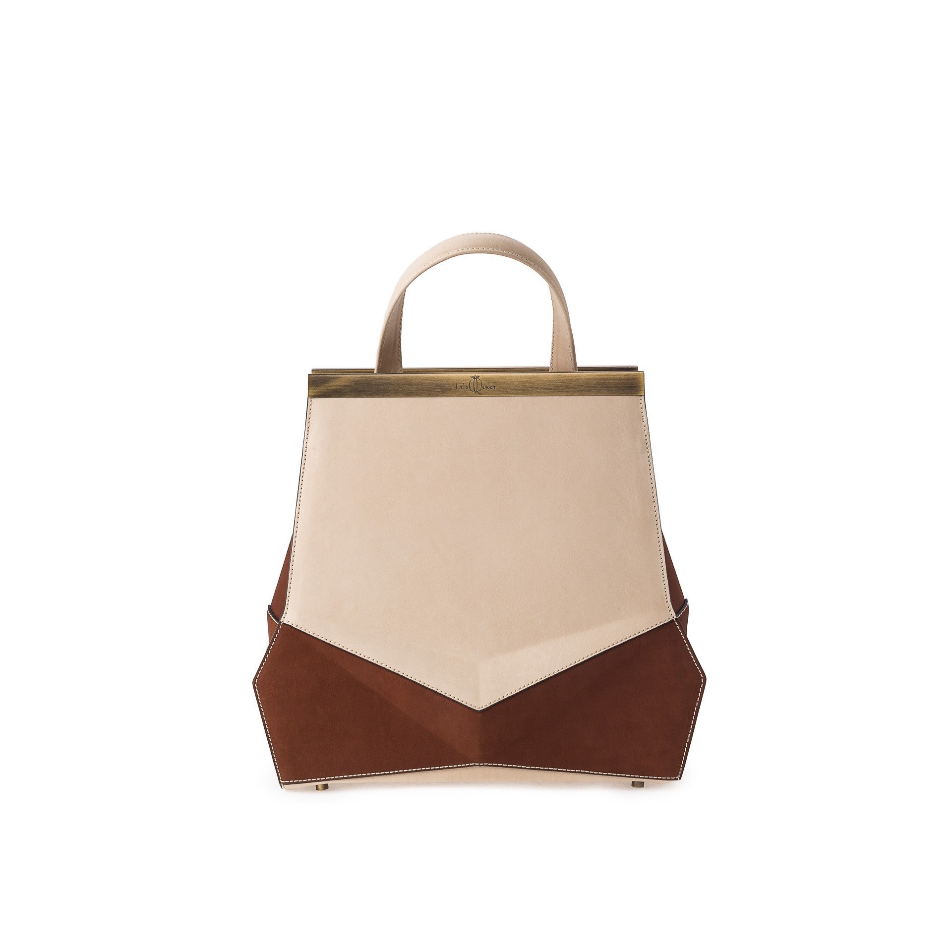 GEOMETRIC HANDBAGS/BBROWN