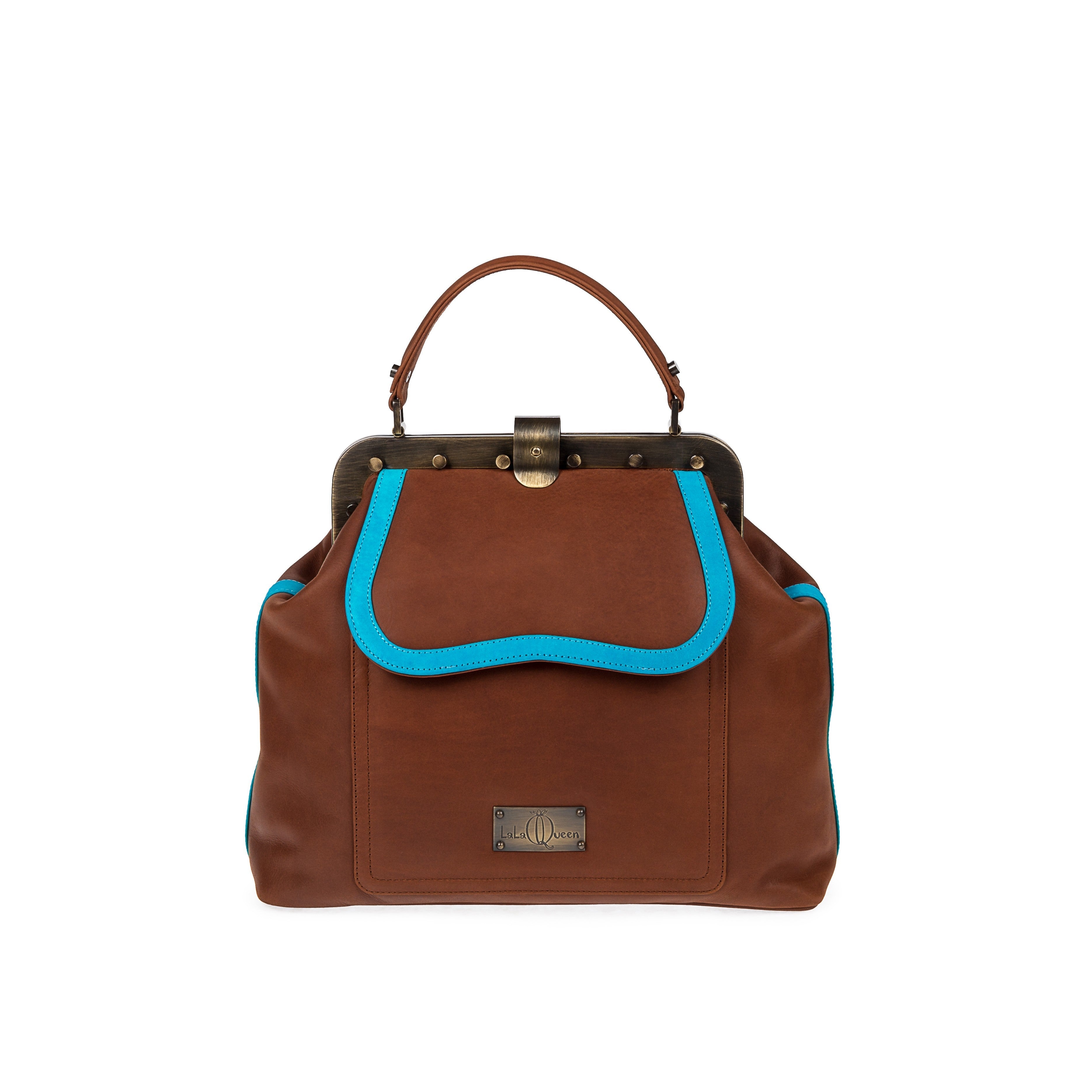 DR.BAG CLASSICAL STRIPED/ Brown-Blue