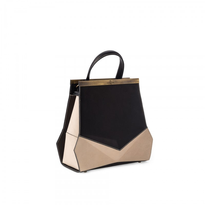 GEOMETRIC HANDBAGS/BLACK