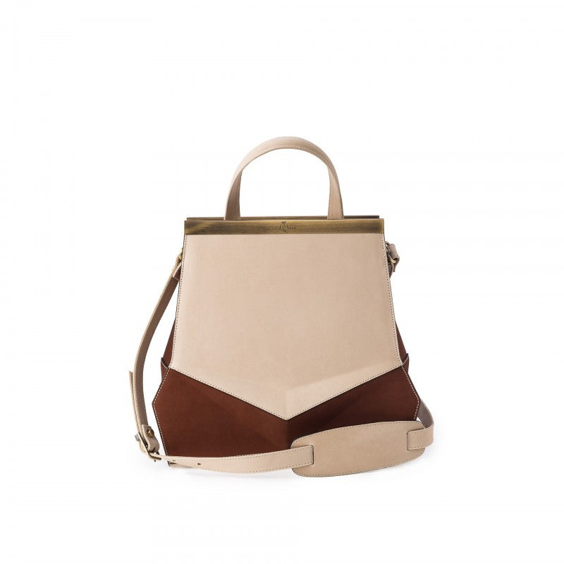 GEOMETRIC HANDBAGS/BBROWN