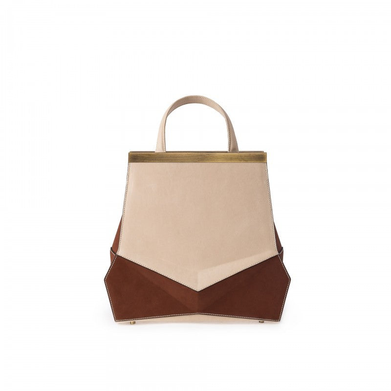 GEOMETRIC HANDBAGS/BBROWN