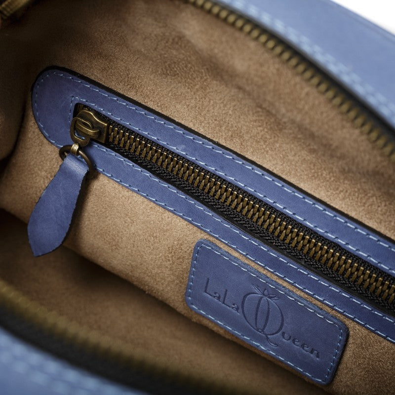 MOON OVERSIZED CLUTCH/ BLUE
