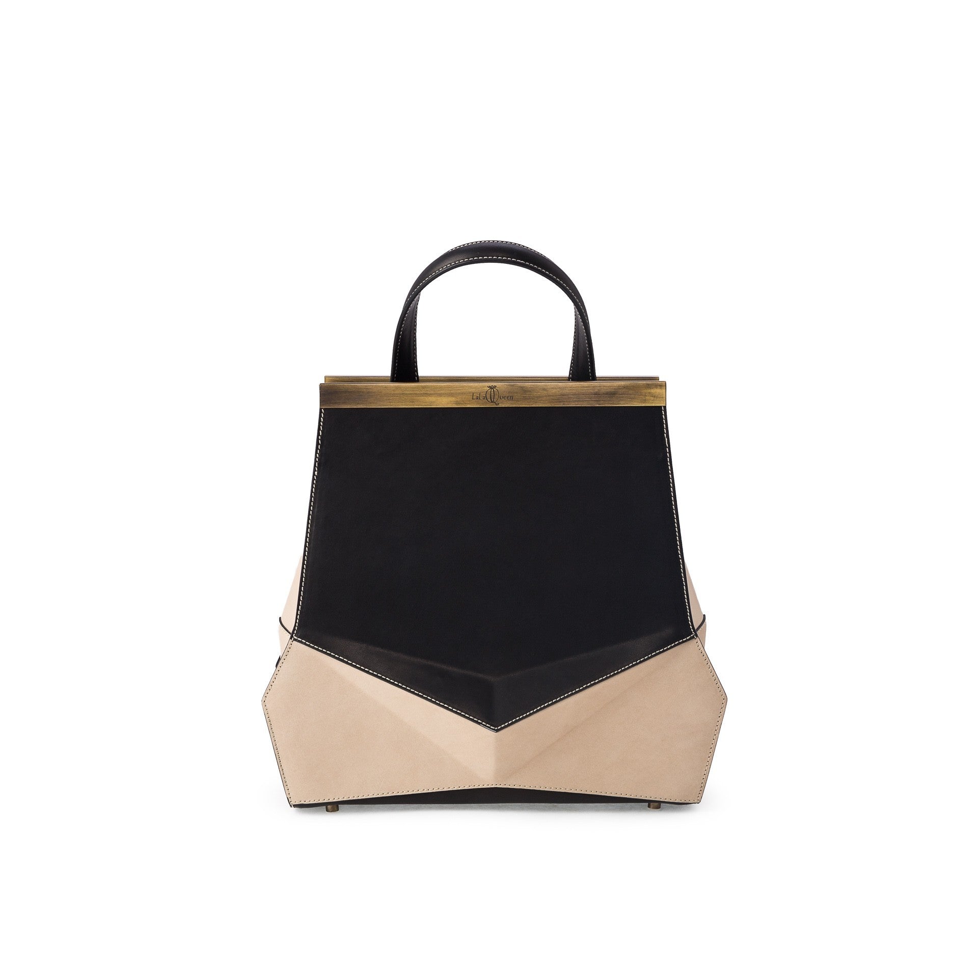 GEOMETRIC HANDBAGS/BLACK