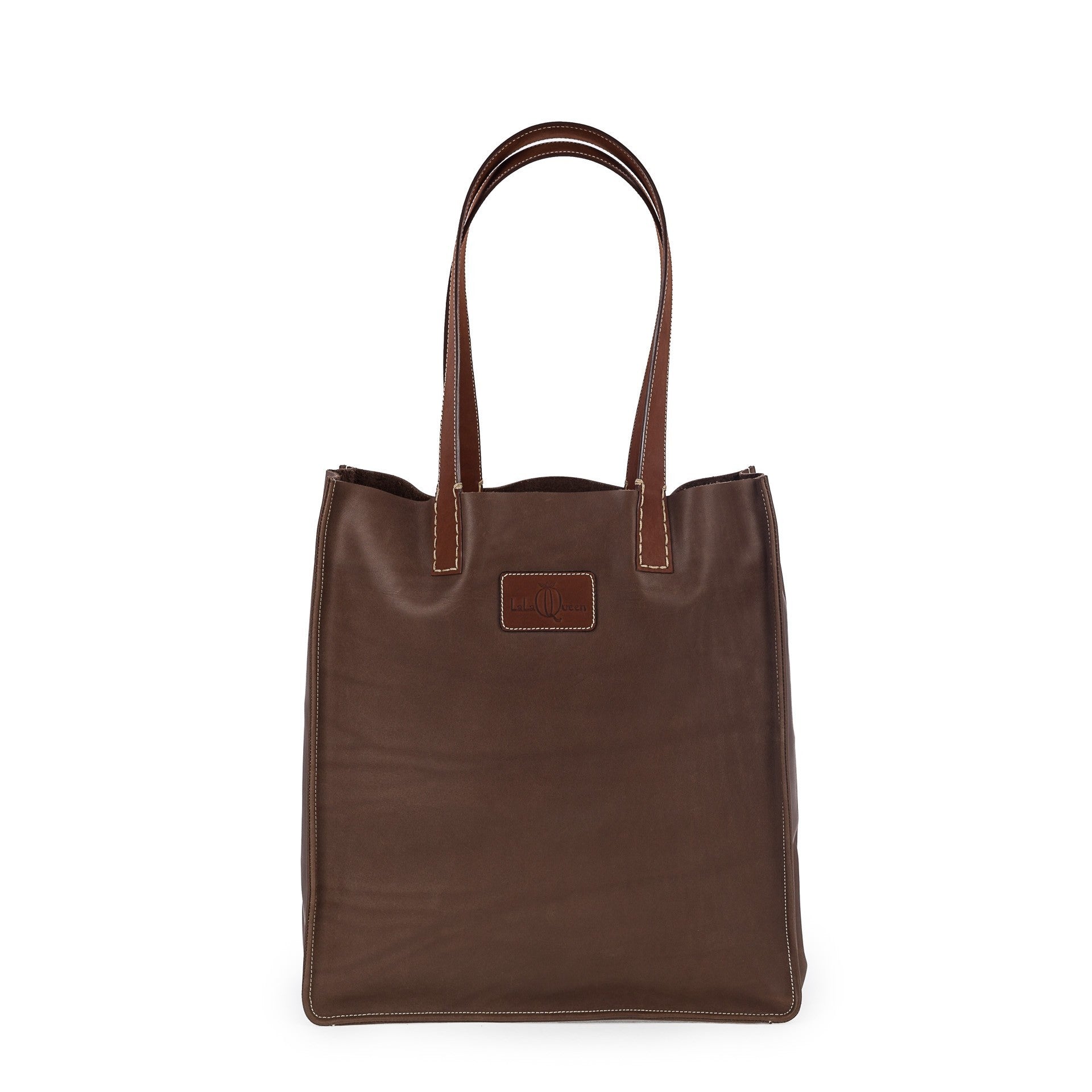LIFESTYLE TOTE/DARK BROWN