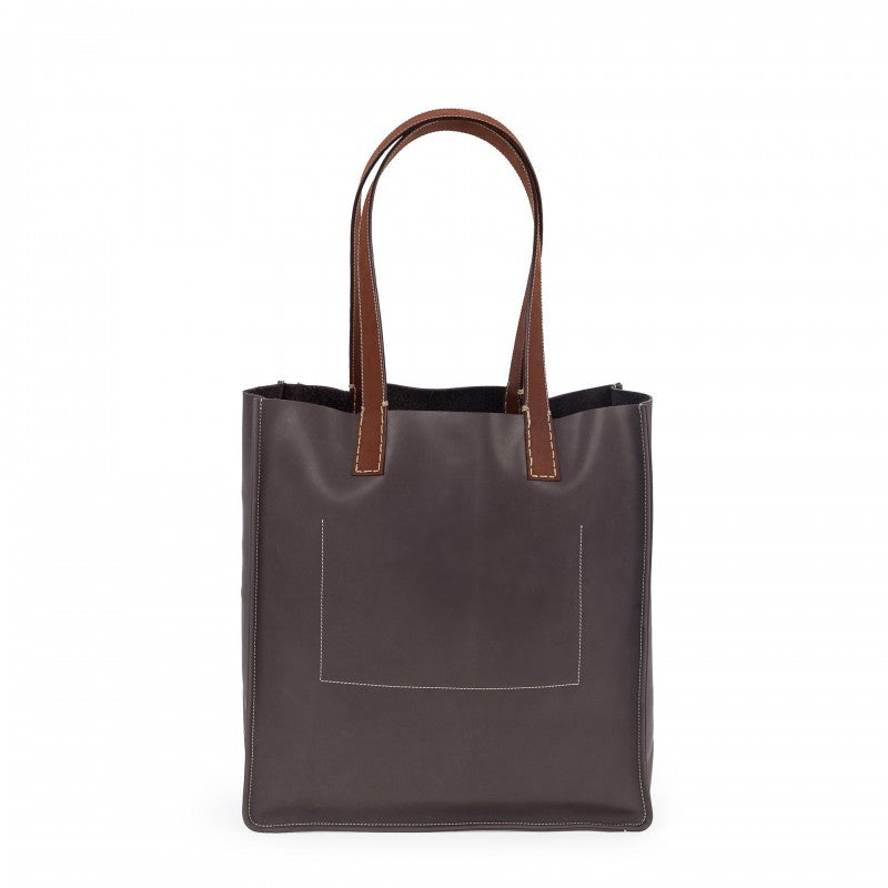 LIFESTYLE TOTE/DARK GREY
