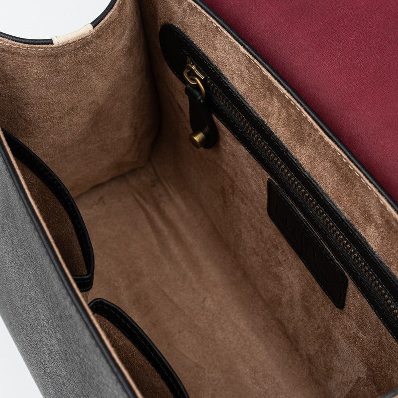 DR.BAG GRACE/BLACK-BROWN