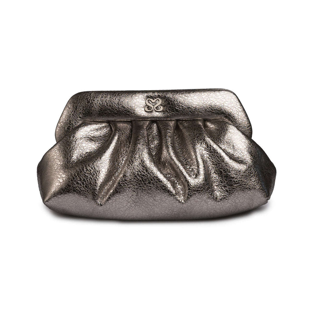 The Mini Dr. Clutch in gunmetal by Sally Sarieddine