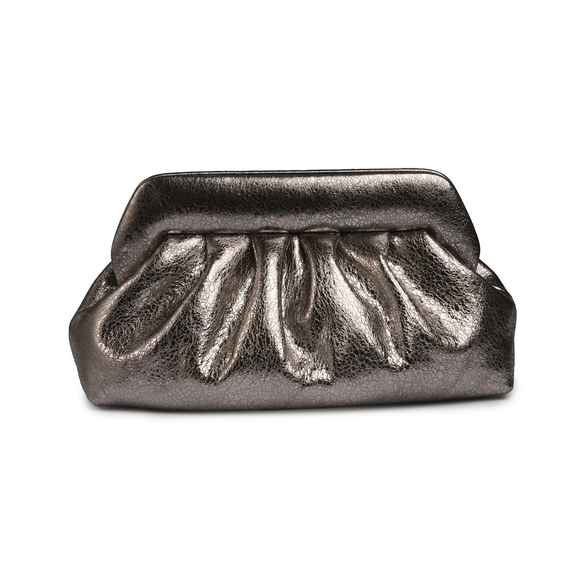 The Mini Dr. Clutch in gunmetal by Sally Sarieddine
