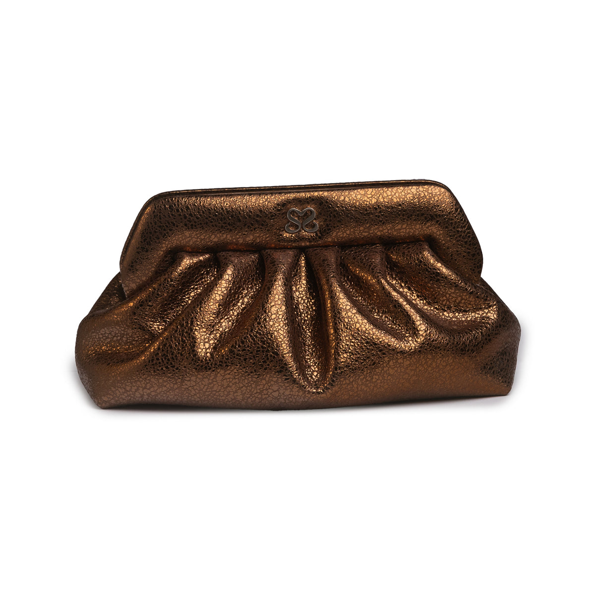 The Mini Dr. Clutch in bronze by Sally Sarieddine