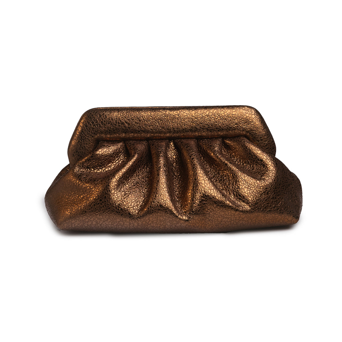The Mini Dr. Clutch in bronze by Sally Sarieddine
