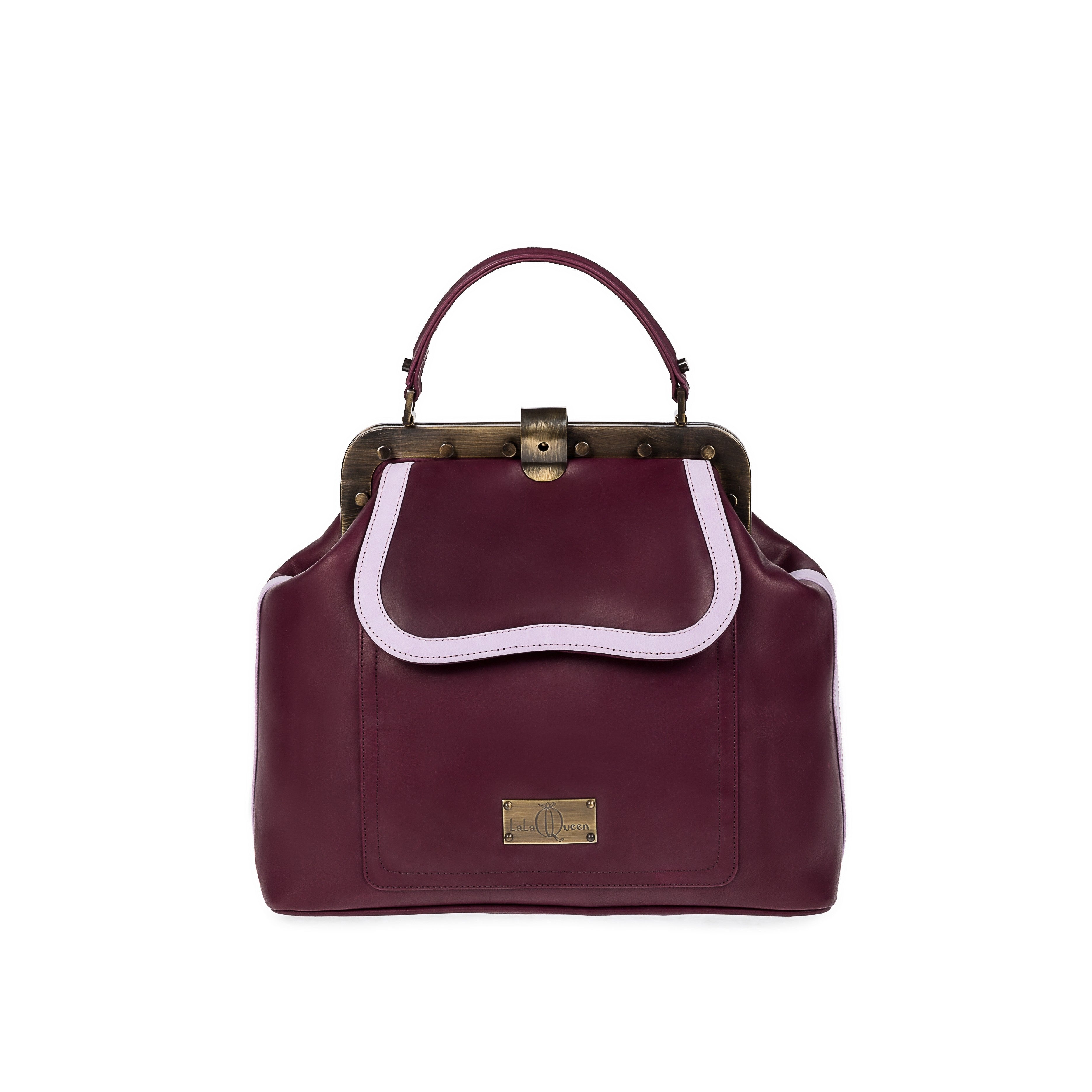 DR.BAG CLASSICAL STRIPED/ Burgundy