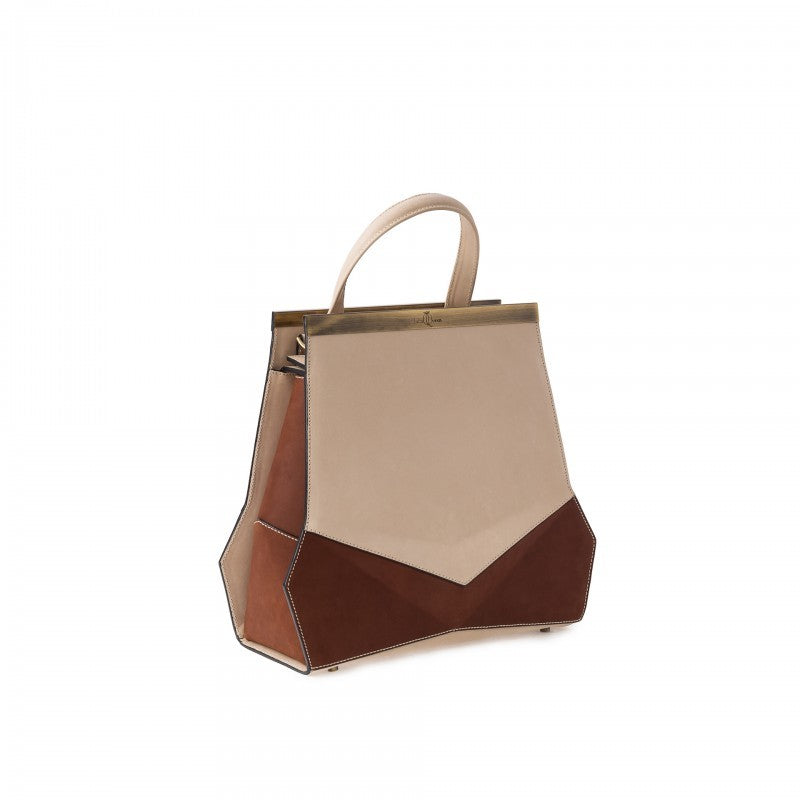 GEOMETRIC HANDBAGS/BBROWN
