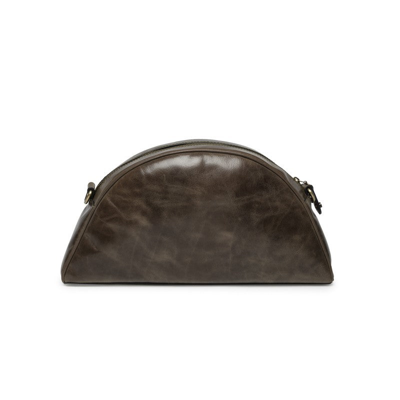 MOON OVERSIZED CLUTCH/ BROWN