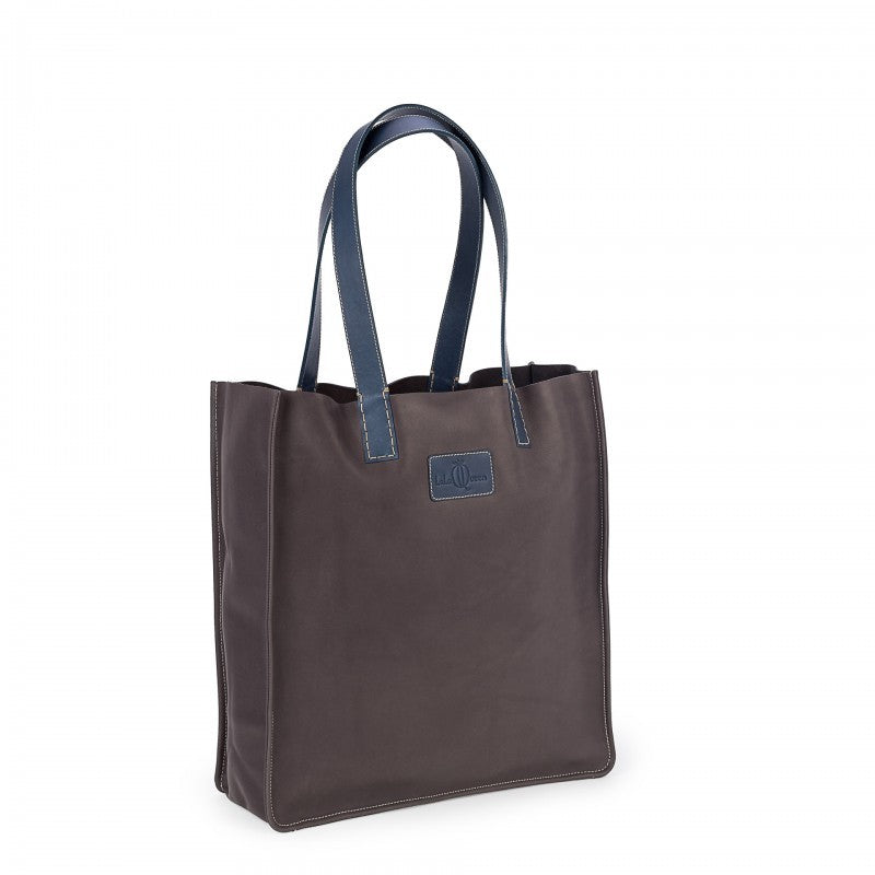 LIFESTYLE TOTE/DARK GREY-BLUE
