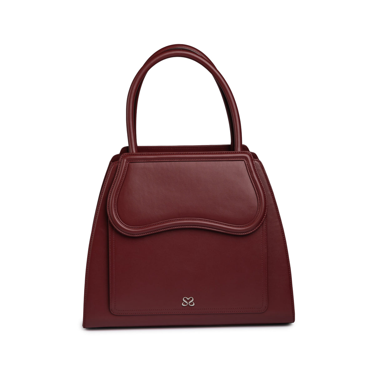 The Dr. Bag in burgundy by Sally Sarieddine