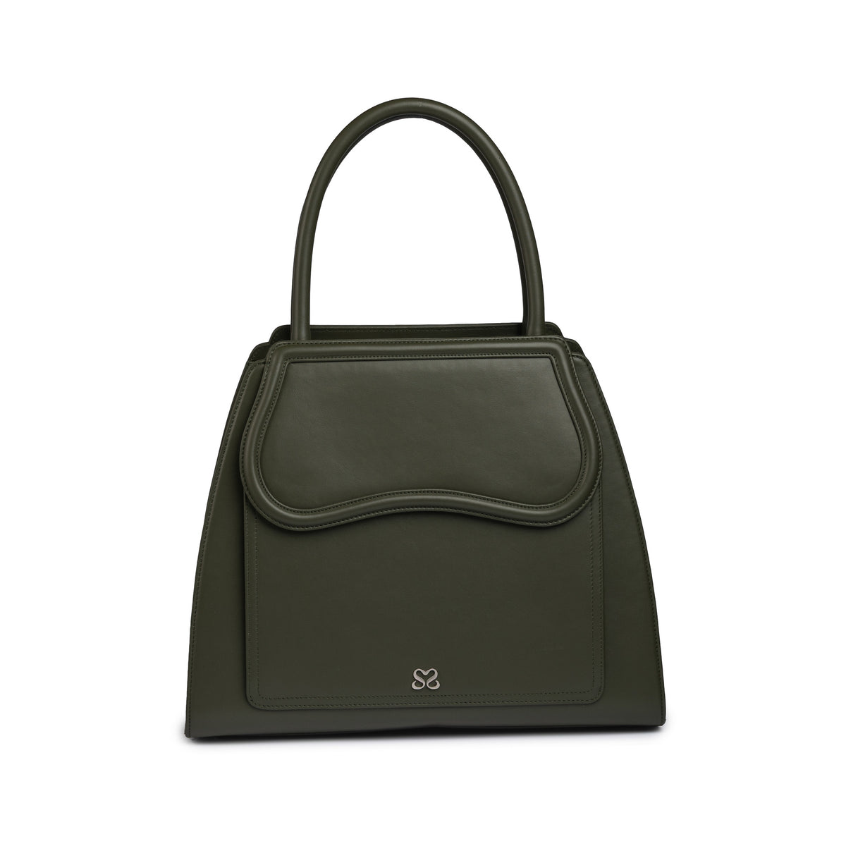 The Dr. Bag in dusty olive by Sally Sarieddine