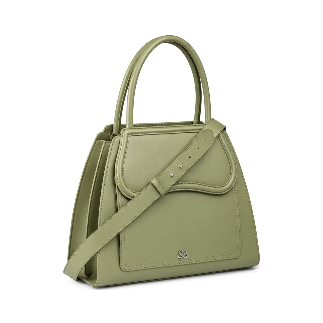 The Dr. Bag in sage by Sally Sarieddine